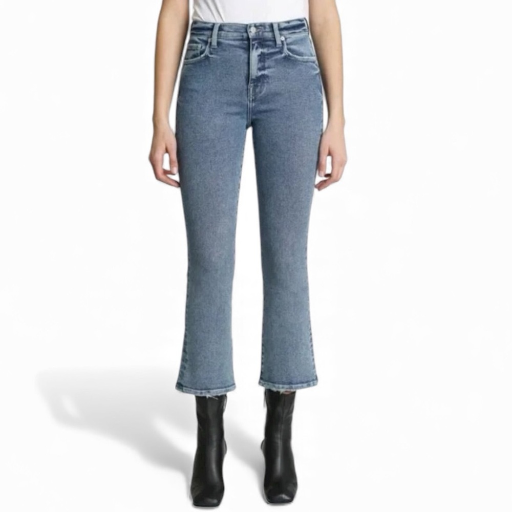 Pistola Lennon High Rise Cropped Boot Glitch Jeans